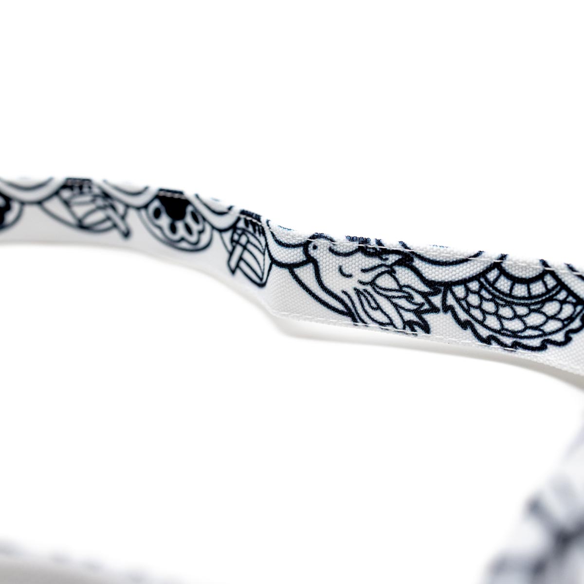 Cute Dragon Cat Café Seigaiha Wave Motif Drink Cup Holder Handle